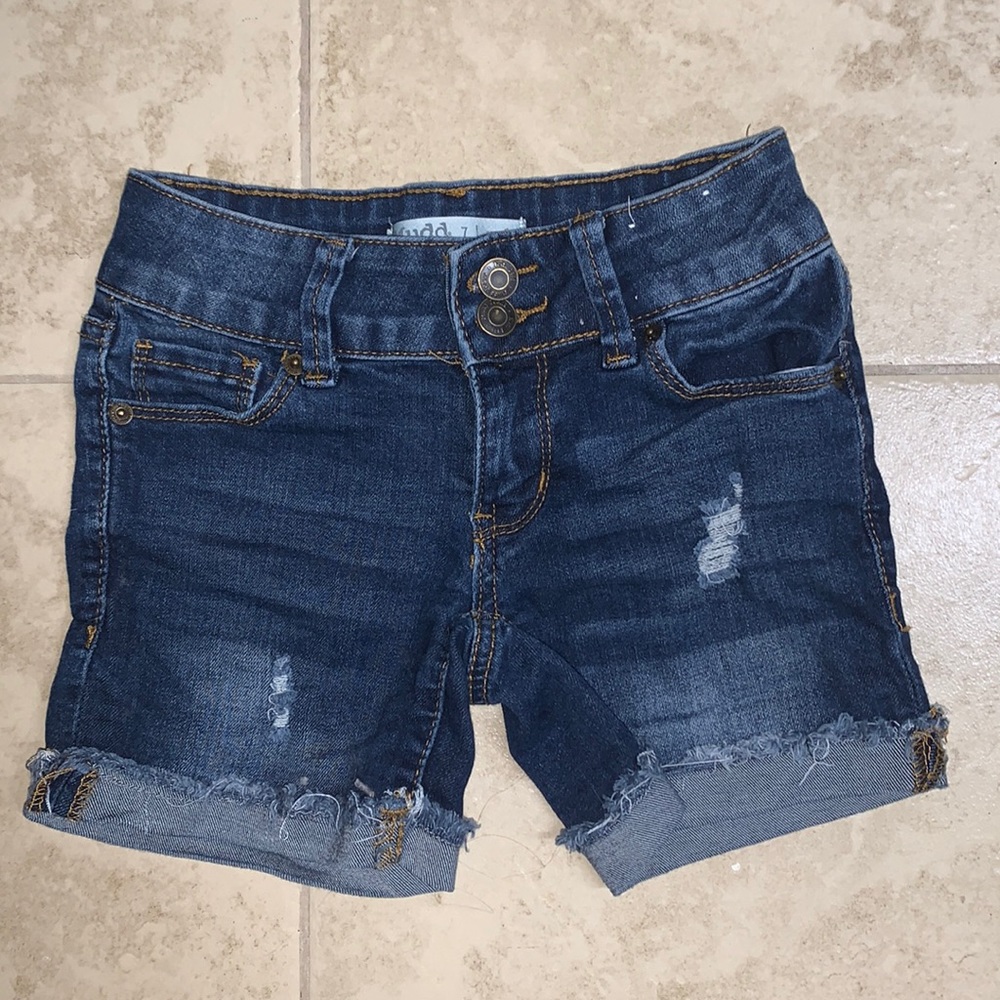 Denim shorts
